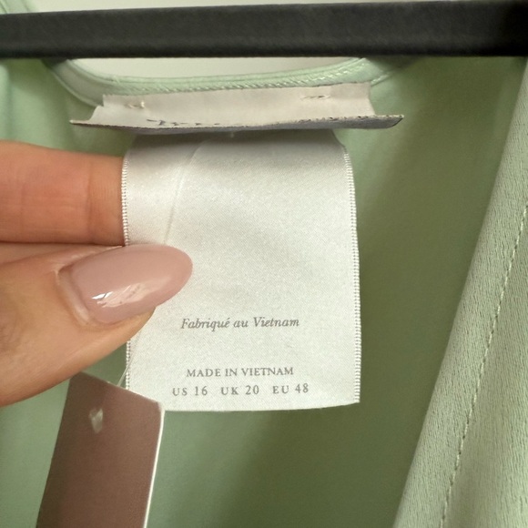 Anthropologie BHLDN Leila Satin Charmeuse Maxi Floor Length Dress - Picture 9 of 13